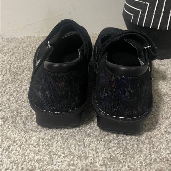 Stylish Black Women's Shoes Alegria Belle Desert Black Leather Mary size 10.5 - Picture 4 of 11